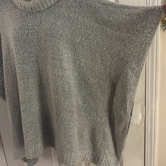 Chicos sweater gray turtleneck neck with dolman sleeves - Picture 4 of 6